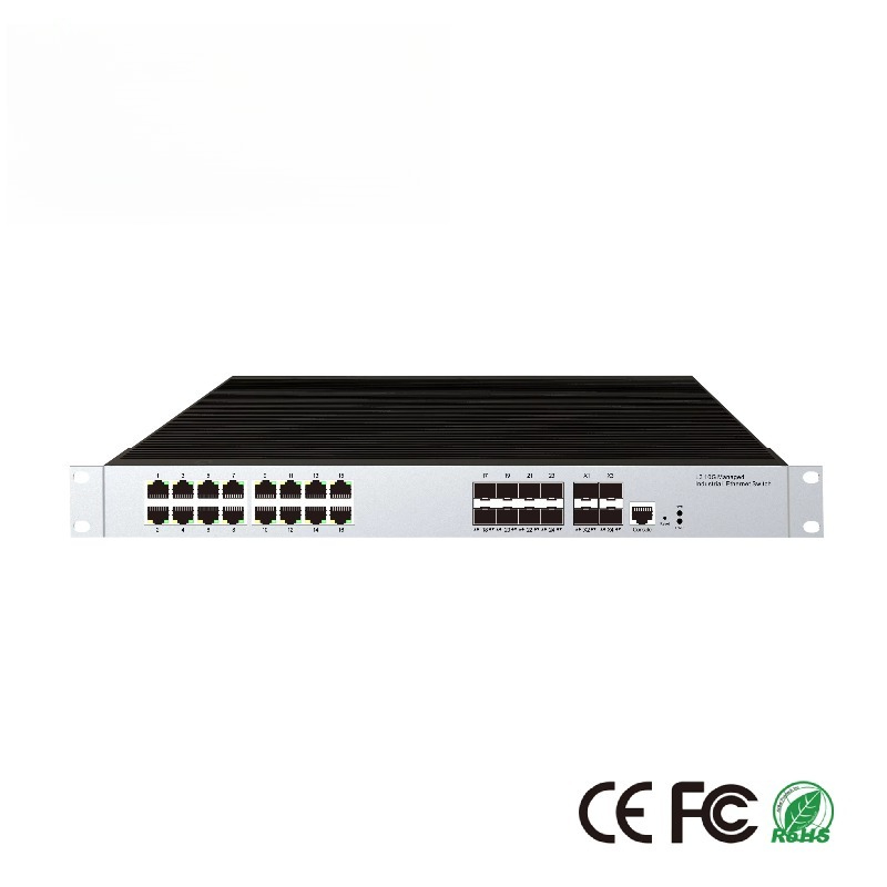Sfp+ 10G Managed Switch 8 Port - 16-RJ45-Port Industrieller Managed Ethernet Switch, 8