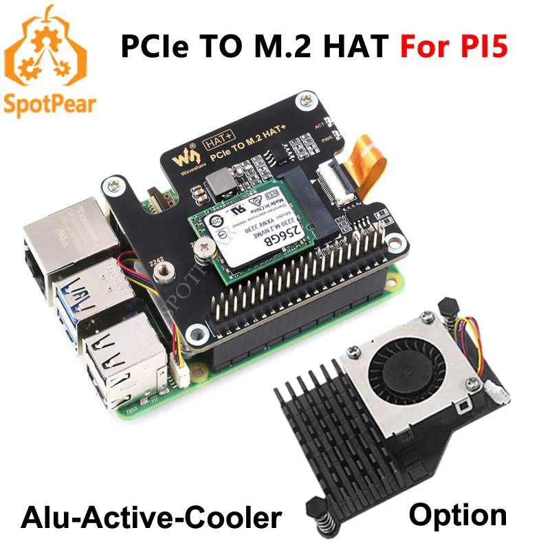 Raspberry Pi 5 8Gb - Raspberry Pi 5 PCIe auf M.2