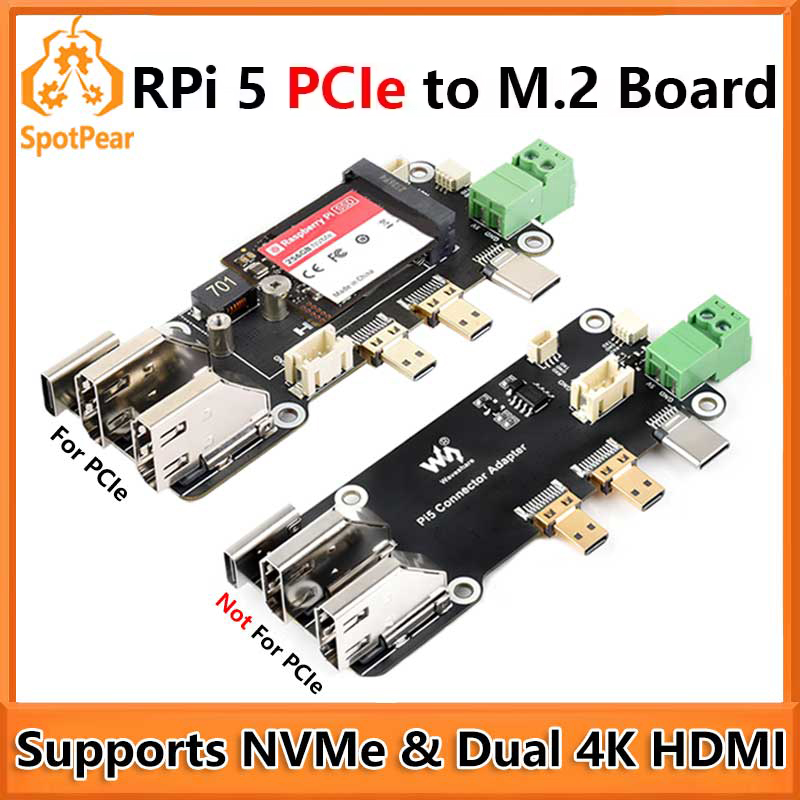 Turing Pi 2 - Raspberry Pi 5 PCIe auf M.2