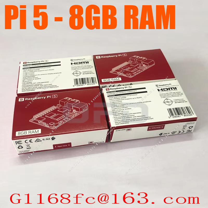 Raspberry Pi 5 8Gb - Pi 5 2GB/4GB/8GB Speicher-Entwicklungsboard Einplatinen-Computer Raspberry
