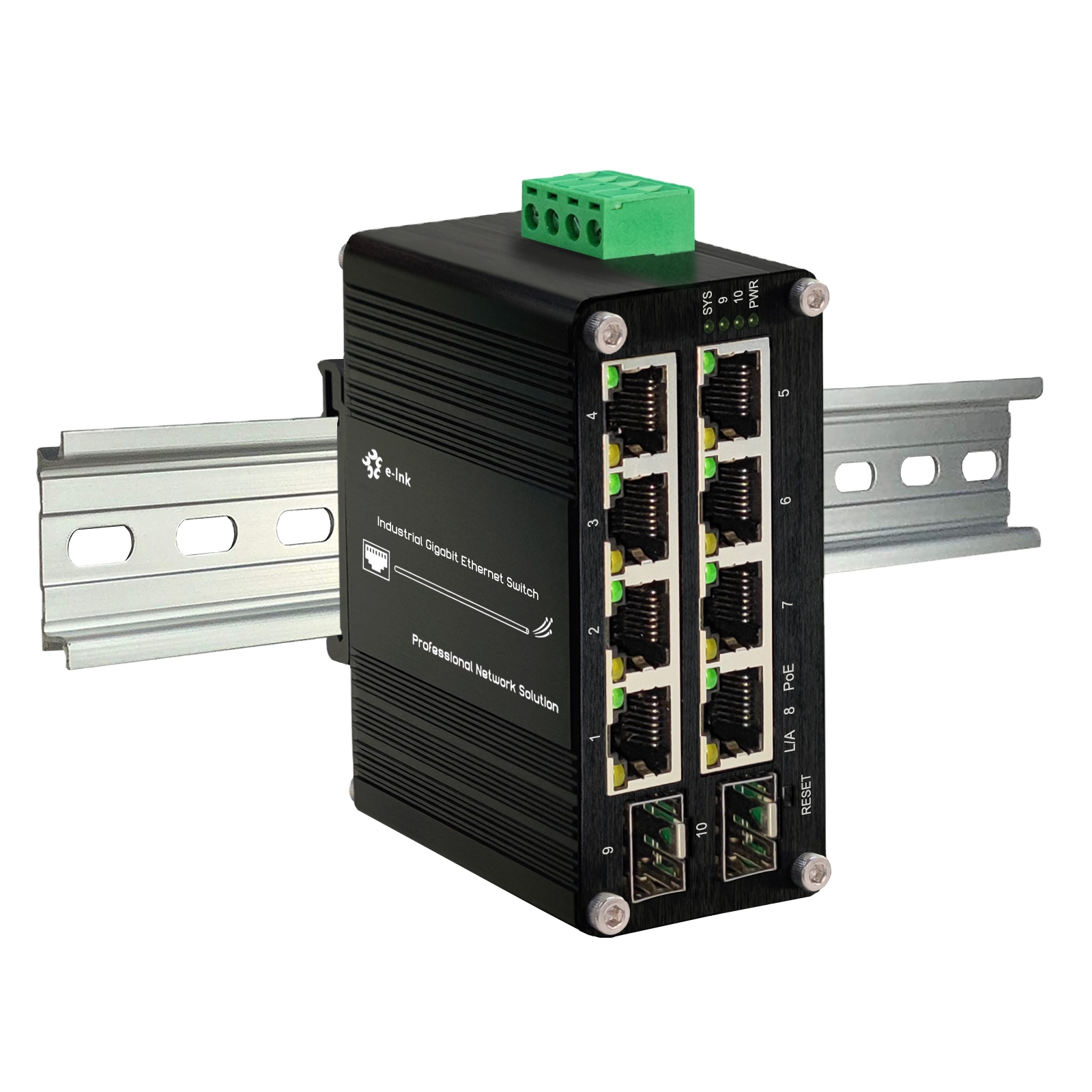 Managed Gigabit Poe Switch 8 Port 802.3At - Verwalteter PoE-Switch 8 Port 10/100/1000T 802.3at