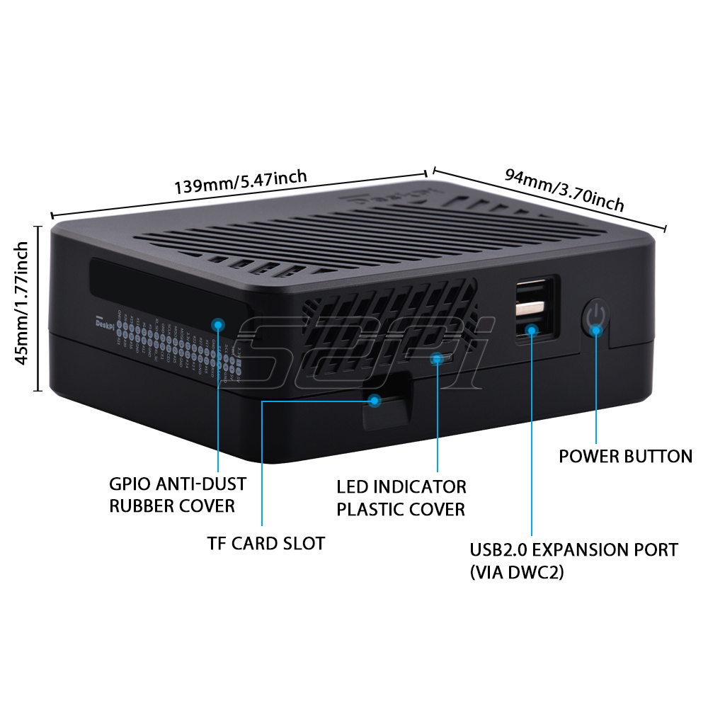 52Pi DeskPi Lite NAS-Gehäuse m – Deskpi Super6C Bewertung und Preis