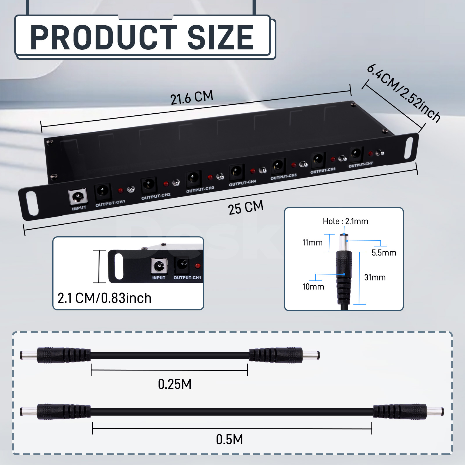 DeskPi DC PDU Lite 7-CH 0,5U f – Deskpi Super6C Bewertung und Preis